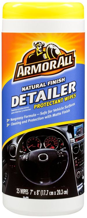 AA Natural Finish Detailer Protectatn Wipes 6/25ct